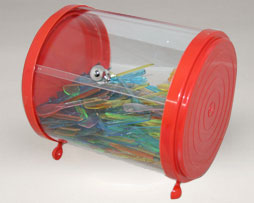 Barrel Spoon Holder - Holds 1000 spoons - Red